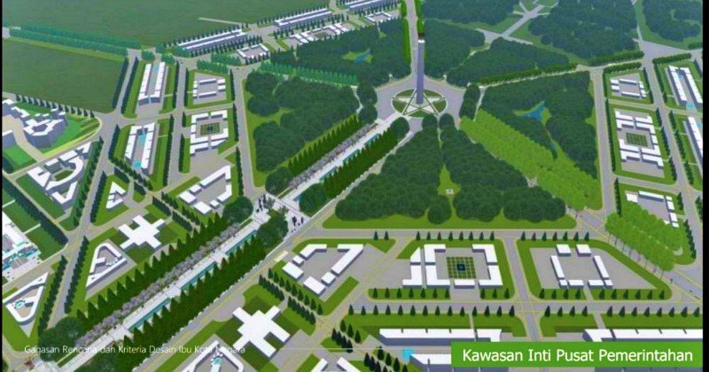 Intip Potret Desain Penampakan Ibu Kota Baru Indonesia di Kalimantan Timur