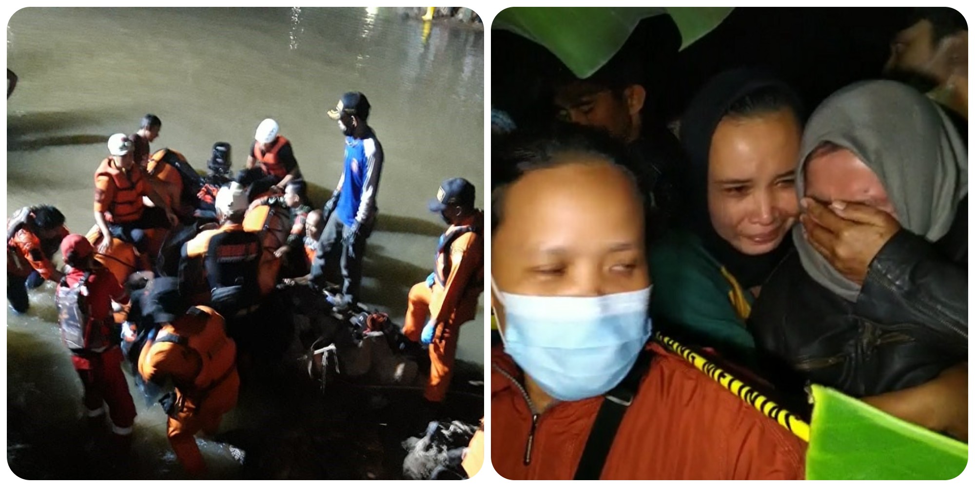 Sedih, 11 Orang Santri Tewas Saat Susur Sungai di Jabar