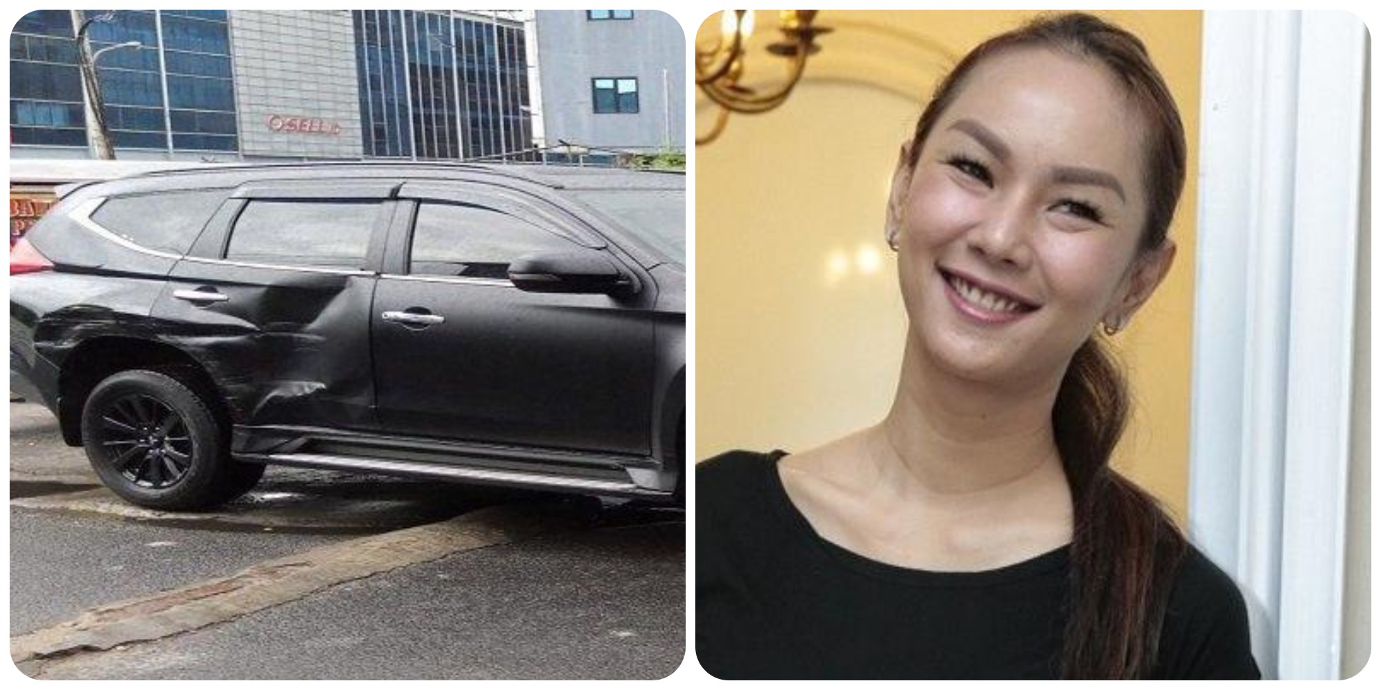 Nasib Baik, Kalina Oktarani Selamat Setelah Ditabrak Mobil Box
