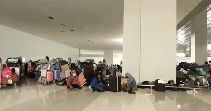 Viral, TKI Terlantar di Bandara Soetta Hingga Subuh Menunggu Antrian Karantina