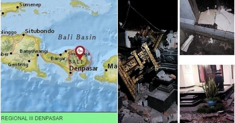 Bali Diguncang Gempa 4,8 SR, Empat Orang Meninggal
