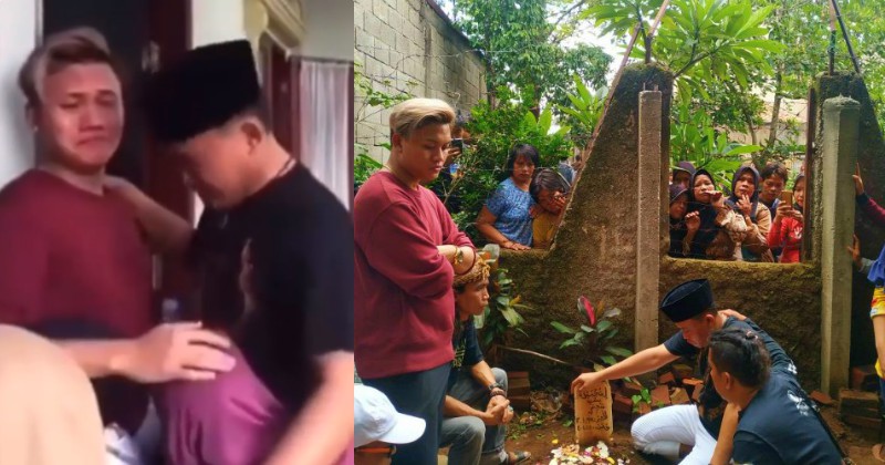 Makam Lina Zubaedah Dibongkar, Rizky Febian Hadir