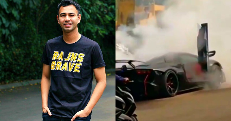 Mobil Lamborghini Raffi Ahmad Terbakar, Begini Faktanya