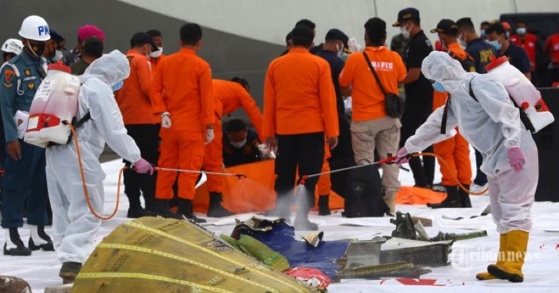 Potongan Tubuh Kembali Ditemukan di Lokasi Jatuhnya Sriwijaya Air SJY-182