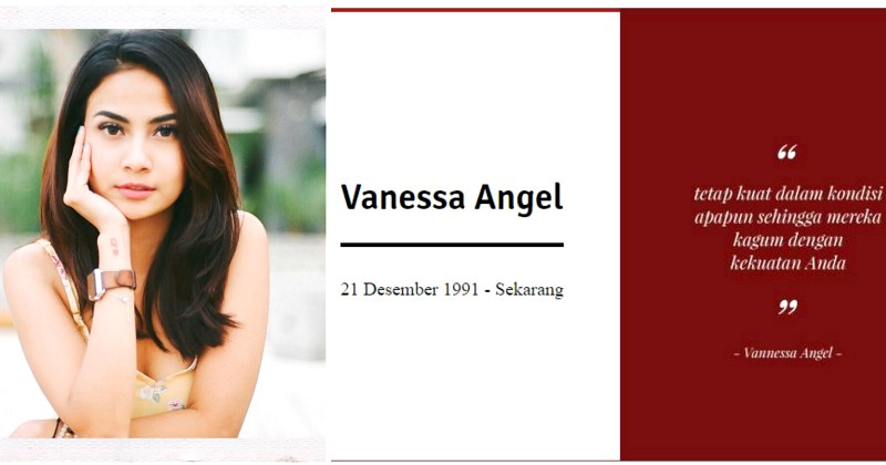 Profil Vanessa Angel, Model, Aktris dan Penyanyi