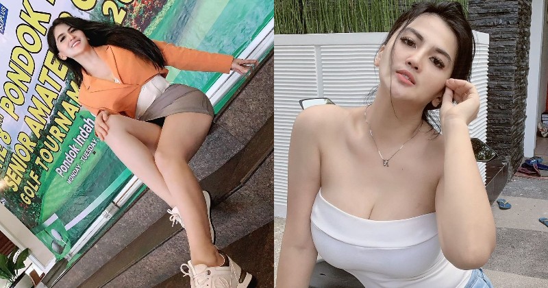 Diana Dee Pose Seksi Pakai Rok Mini, Netizen: Dalemannya Warna Item