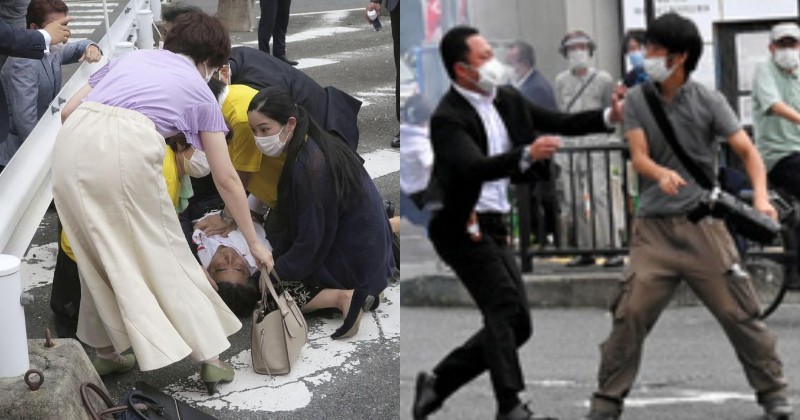 Serem, Mantan PM Jepang Ditembak Saat Orasi Depan Banyak Orang