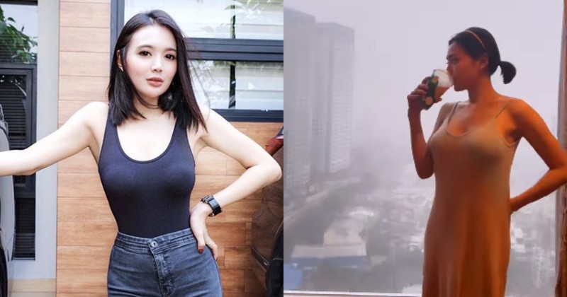 Wika Salim Pakai Baju Transparan, Denny Cagur: Udah Woi, Jangan Dizoom