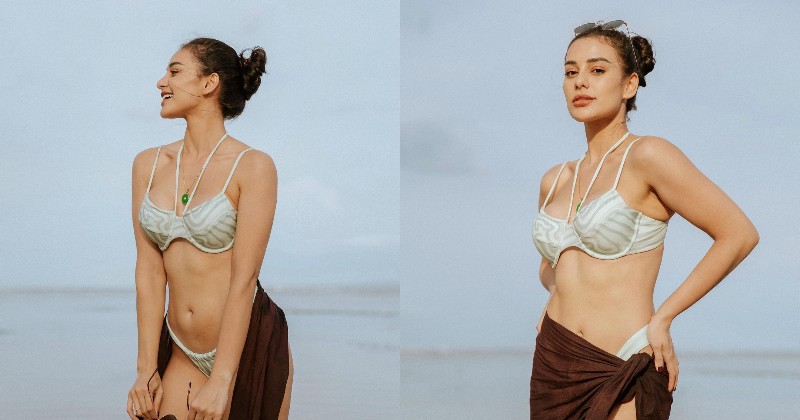 Pakai Bikini Super Minim, Nora Alexandra Seksinya Bukan Main