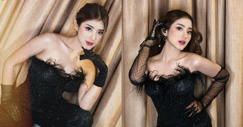 Pakai Gaun Tanpa Lengan, Netizen Sebut Ghea Youbi Wanita Tercantik di Dunia