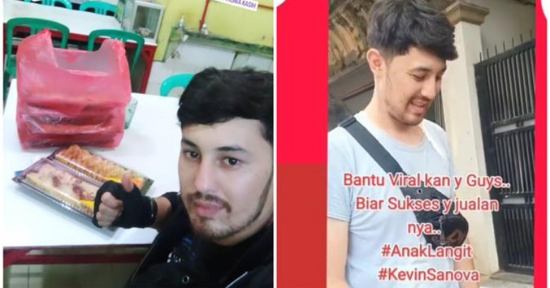 Sedih, Kevin Sanova Pemain Sinetron Anak Langit Kini Jual Roti Keliling