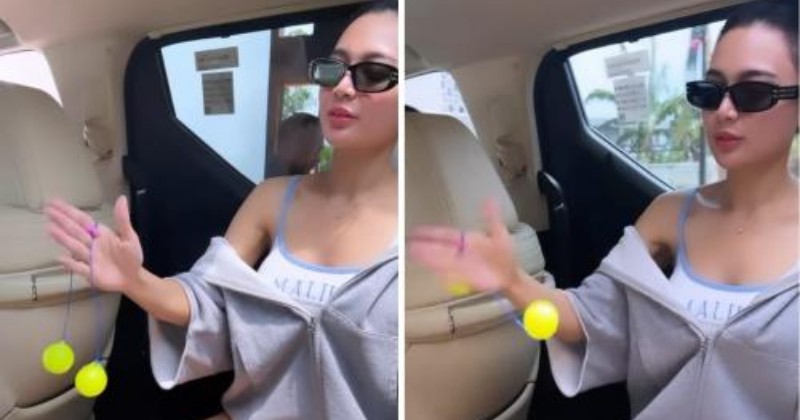 Wika Salim Main Lato-lato, Netizen Malah Salfok dengan Pakaian yang Terbuka