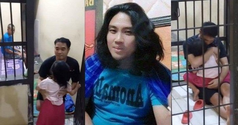 Viral, Netizen Terharu Lihat Polisi Buka Sel Agar Tahanan Bisa Peluk Anak