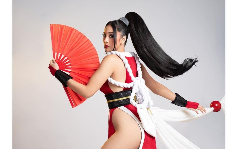 Cosplay Mai Shiranui Anya Geraldine Diduga Tidak Pakai Daleman